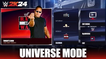 How To Create Attitude Era Universe Mode In WWE 2K24