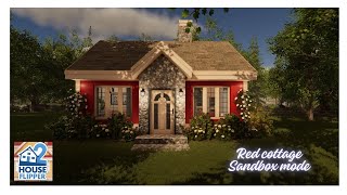 Little red cottage on sandbox mode #houseflipper2 #frozendistrict