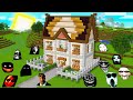 SURVIVAL CHERRY BLOSSOM MANSION BASE vs 100 SCARY NEXTBOTS in Minecraft - Gameplay - Coffin Meme