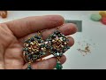 Diy tutorial venerdi  earrings orecchini rondelle beadwork