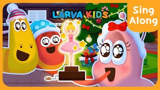 [MR] MERRY LARVA X-MASㅣChristmas Present SongㅣBest Kids Sing &amp; Dance AlongㅣSingAlongㅣLarvaKids