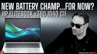 HP EliteBook x360 1040 G11: NEW BATTERY CHAMP...FOR NOW? screenshot 5