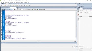 Cara Membuat dan Mendesign Tabel Dari HTML | ADOBE DREAMWEAVER CS3