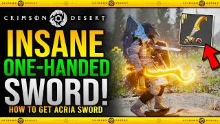 Crimcon Desert - How To Get Acria Sword / Amazing One-Handed Sword Location Guide
