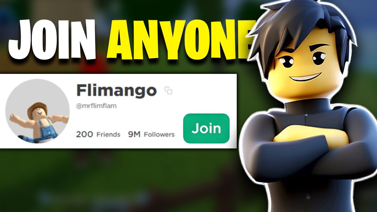 How To Join Someone On Roblox Without Being Friends | Join Anyone On ...