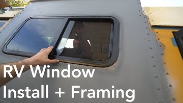 RV Window Installation in SKOOLIE VANLIFE