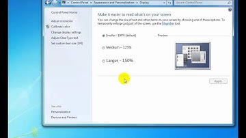 How to Re-Size Your Screen in Windows 7 to Add More Text