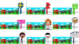 My Sprunki Oc Parisonnineparison 2 Cactoons Sweden, One, Crazy Hamburger, Alphie, Leappad And Etc..