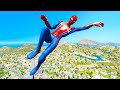 GTA 5 Spiderman Epic Jumps Compilation(GTA V Fails Funny Moments)