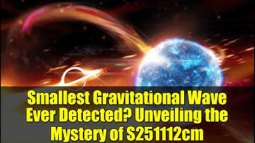Smallest Gravitational Wave Ever Detected? Unveiling the Mystery of S251112cm