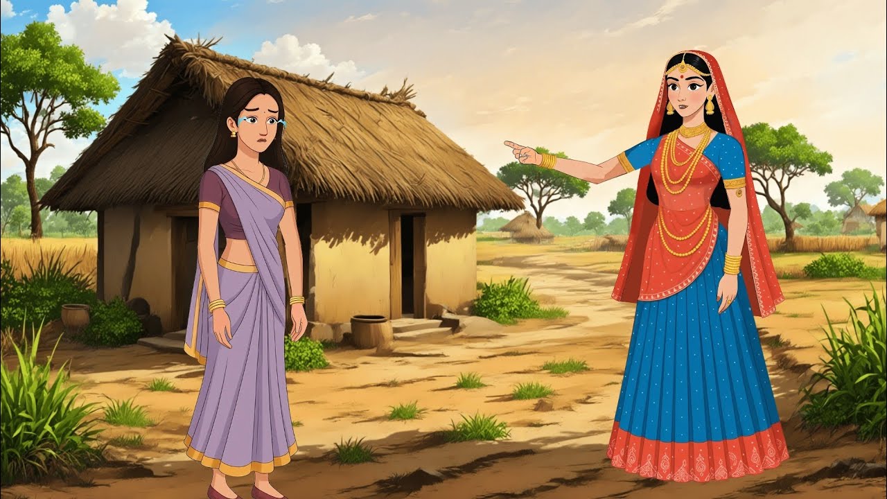 भाग्य का खेल | दो बहनों की कहानी | Hindi Kahaniyan | Moral stories | Fairy Tales | Cartoon video | 