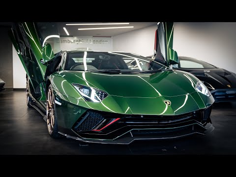 FIRST Lamborghini Aventador ULTIMAE Delivered in London!! VERDE ERMES