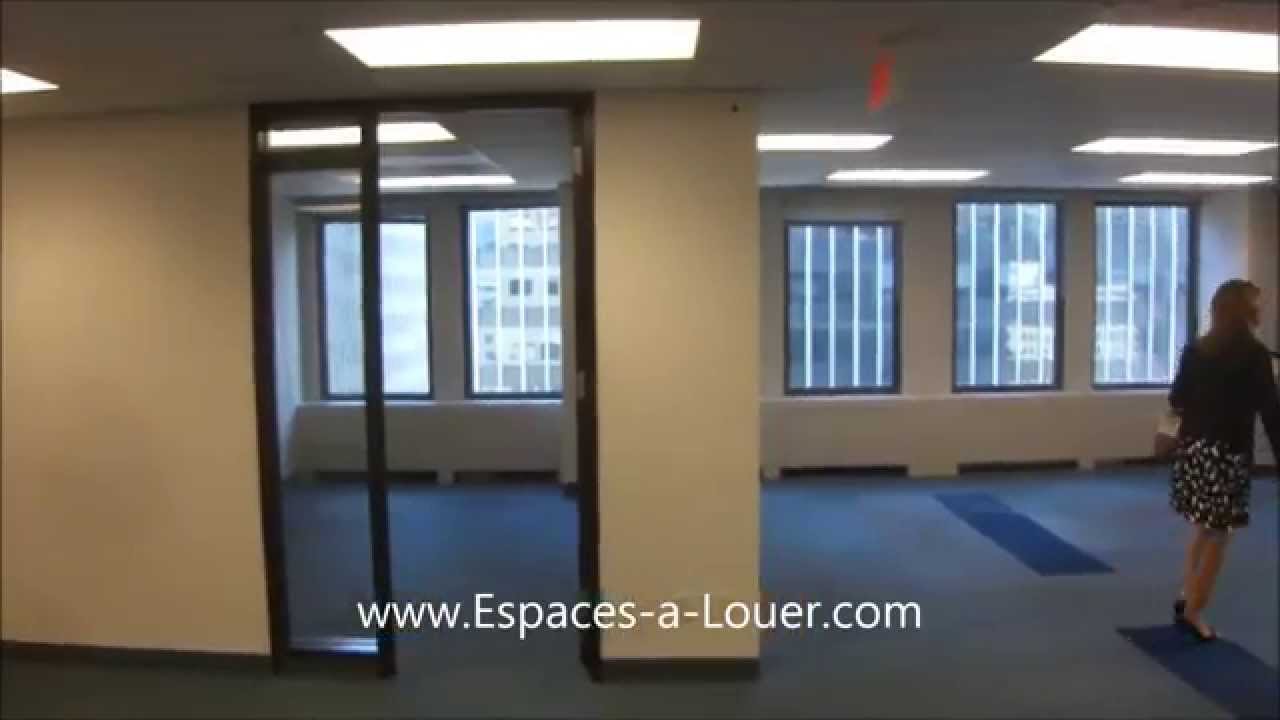 Office Space for Lease downtown Montreal
