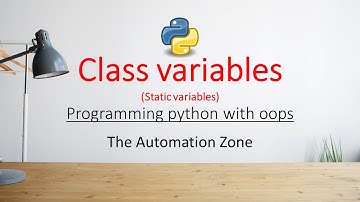 Static Variable or Class Variable - Python OOPs 04