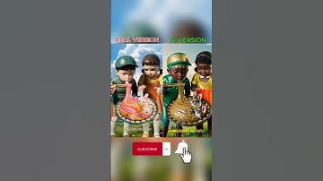 Squid Game AI Edible Slime ASMR:What do you thing of AI version? #shorts #squidgame #asmr