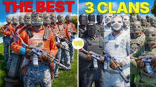 Can the BEST CLAN in RUST Defeat 3 CLANS? (OT VS 100)