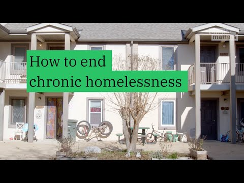How to end chronic homelessness