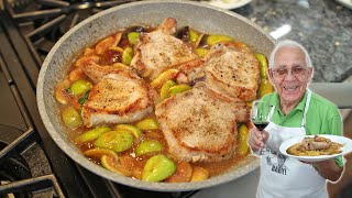 Pork Chops with Balsamic Fig Sauce