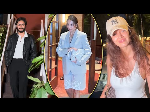 Bliss Bandra Outings: Disha Patani, Malaika Arora & Arhaan Khan Get Snapped In Style
