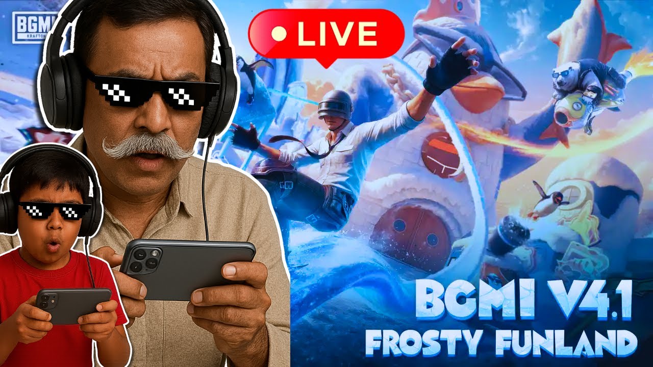 NUNNU CHACHA IS LIVE | BGMI LIVE #43