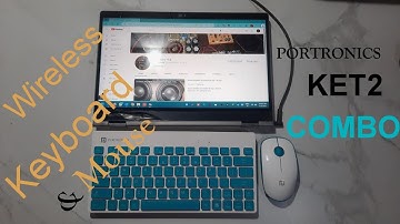 Portronics POR-373 Key2 & Mouse Combo Wireless Laptop Keyboard