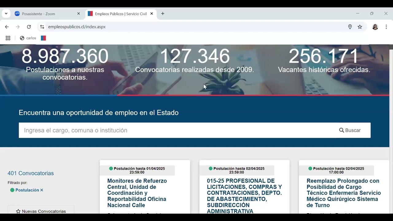 ¿Cómo postular a empleos públicos?