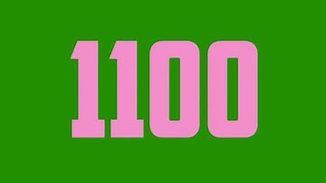 Challenge Countdown From 1100 (0.5x Faster Version)