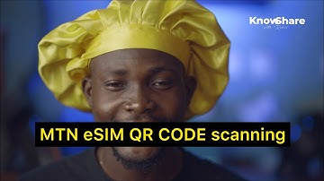 MTN eSIM verification and QR Code scanning