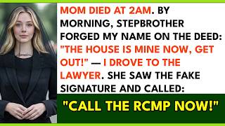 He Forged My Name — Stepbrother Stole Mom's House Using A Fake Signature — I Walked Into The Closing