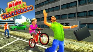 Kids Bicycle Rider Thief Chase screenshot 2