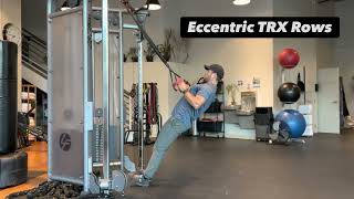 Eccentric TRX Back Rows