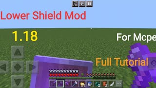 Lower Shield Mod For Mcpe | Small Shield | Java Animations | PvP pack screenshot 3