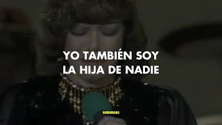 La Hija de Nadie - Yolanda del Río (letra)