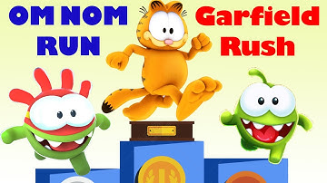 Top Rank Gaming Om Nom Run vs Garfield Rush - Review Game Runner Adventure IOS & Android