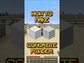 Minecraft: How to make Concrete Powder | Recipe 159