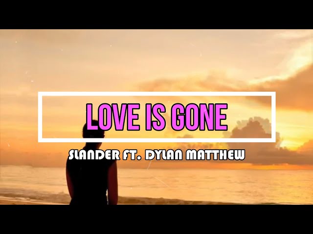 Slander- Love Is Gone Ft. Dylan Matthew | Cover by Monica Bianca Lyrics Video class=