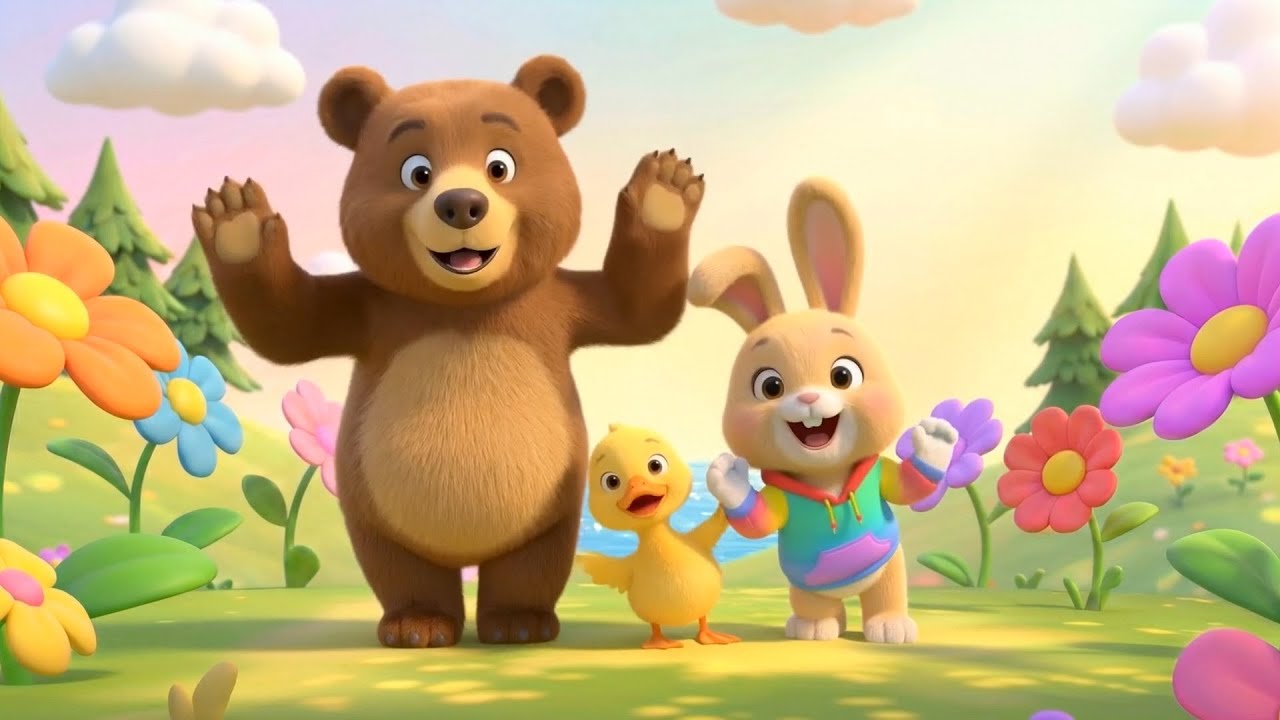 Hai la joc, stanga-dreapta, unu-doi - Cantecel pentru copii