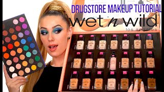 WET N WILD BEAUTY Drugstore Makeup Tutorial | Photo Focus Dewy Foundation | Victoria Lyn