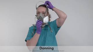 3M™ 6000 Series Half Facepiece Respirator with 5N11 Combination in Healtcare