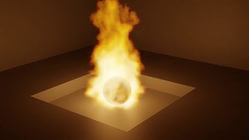 Water and Fire Looping Animation (Blender)