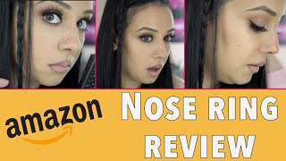 Amazon Nose Ring Review! #affordablenoserings #noseringsreview #amazon