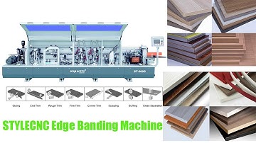 New Industrial Automatic Edge Banding Machine for Woodworking from STYLECNC
