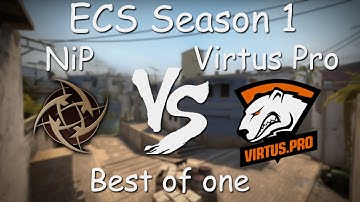 NiP vs. Virtus.pro - ECS Season 1 - de_mirage - Ninjas in pyjamas vs Virtus.pro (english) - map 2