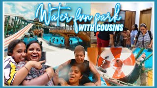 Summer Vacation with Cousins | WaterFunPark😱 🌊 | J vlog