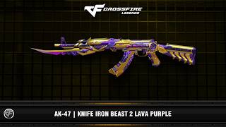 CFM : AK-47 | Knife Iron Beast 2 Lava Purple (VIP)