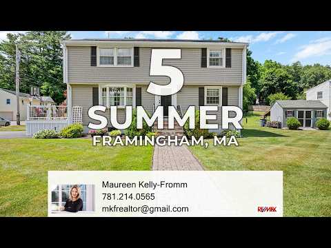 5 Summer Lane, Framingham, MA home video tour