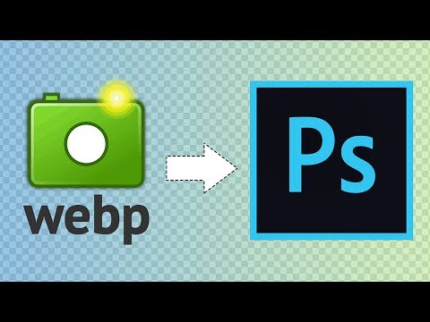 How to open or save as WebP image files in Photoshop
