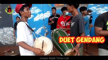 Full Deadly duet of ondel ondel drummer Kembar Betawi