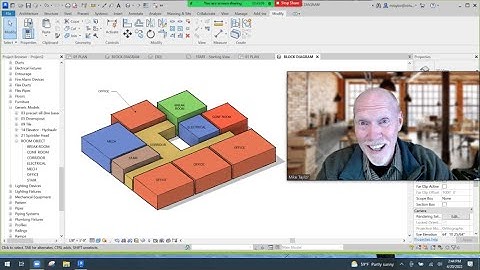 SCHEMATIC DESIGN IN REVIT: Plan graphics and 3D Block Diagrams