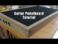 Diy walnut pedalboard  tutorial